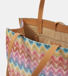 Missoni Zigzag Large canvas tote bag