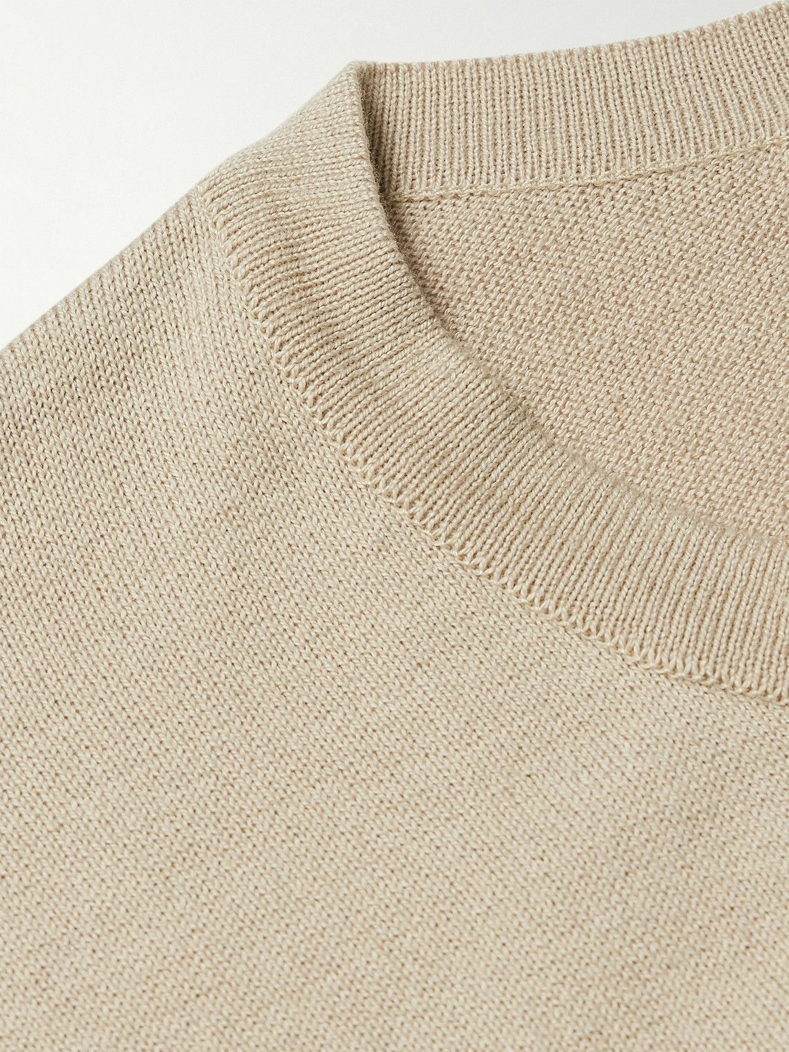 John Smedley - Tate Sea Island Cotton Sweater - Neutrals John Smedley