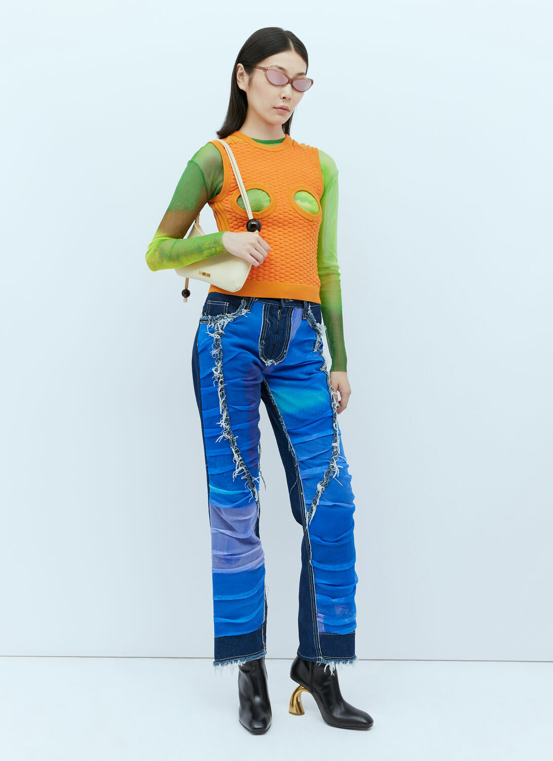 Paula Canovas del Vas Knit Bubble Cut-Out Vest