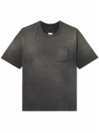 Visvim - Jumbo Distressed Cotton-Jersey T-Shirt - Black