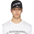 mastermind WORLD Black Graffiti Logo Cap