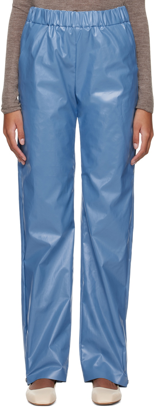 KASSL Editions Blue Oil Trousers