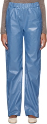 KASSL Editions Blue Oil Trousers
