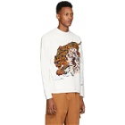 Kenzo White Cloud Tigers Sweater