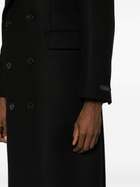 EYTYS Black Genesis Double-Breasted Coat