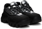 Rombaut Black & Silver Boccaccio II Asfalto Sneakers