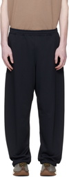 nanamica Black Polyester Pile Sweatpants