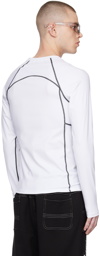 Raga Malak SSENSE Exclusive White Long Sleeve T-Shirt
