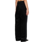 Stefan Cooke Black Cord Tux Trousers
