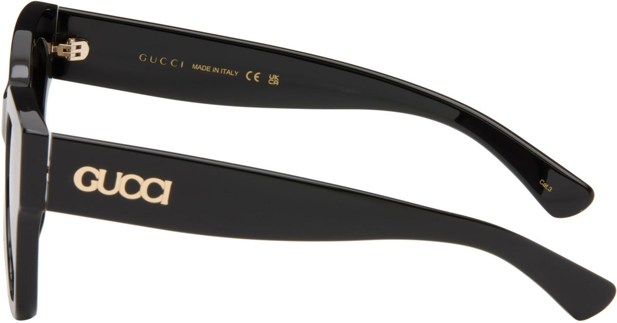 Gucci Black Butterfly Frame Sunglasses