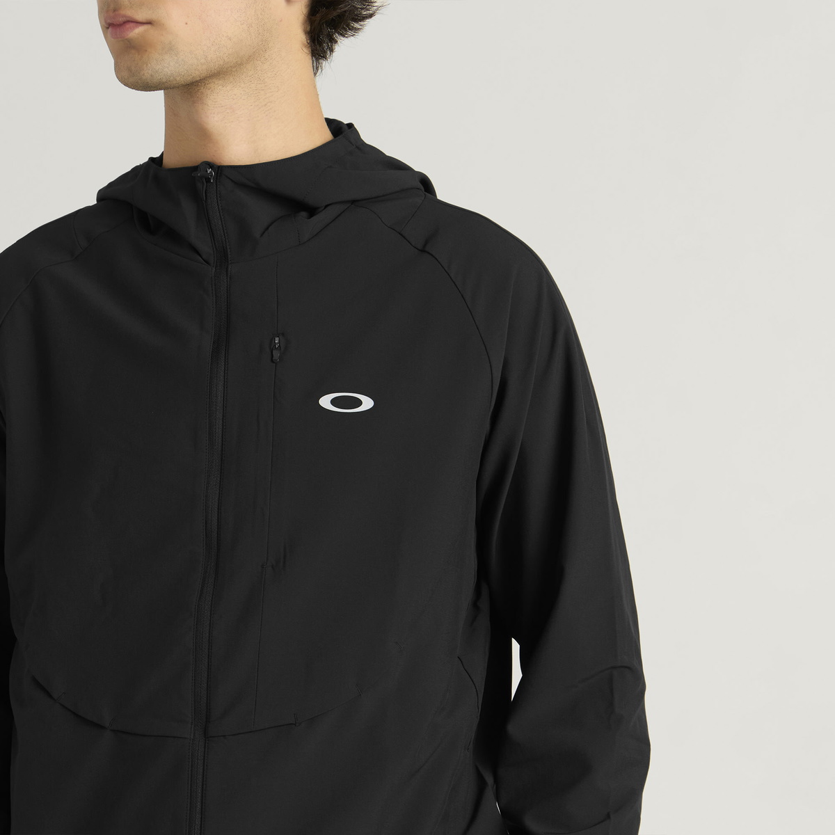Oakley Men's Edge Force Active Jacket in Pitch Black