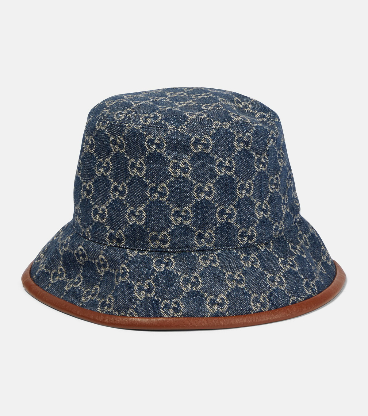 【関税&送料込】Gucci Denim Bucket Hat Gucci - GG jacquard denim bucket hat Gucci