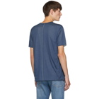 rag and bone Reversible Blue and Grey Short Sleeve T-Shirt