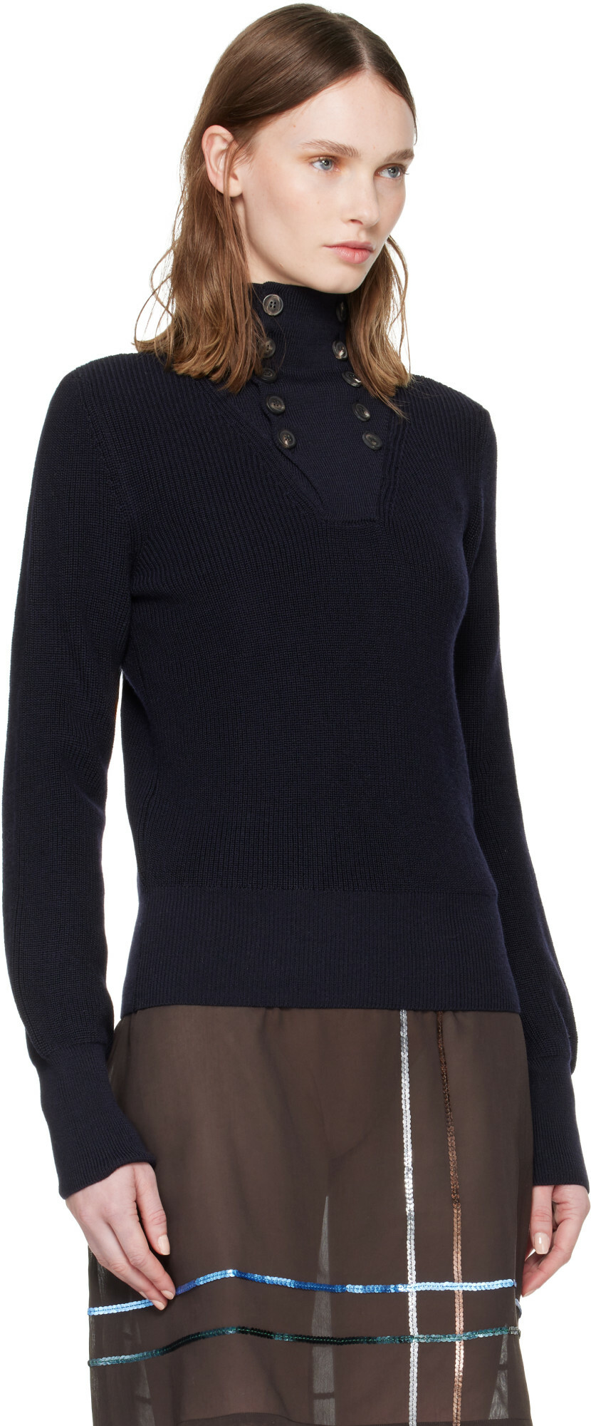 Paloma Wool Navy Milon Sweater