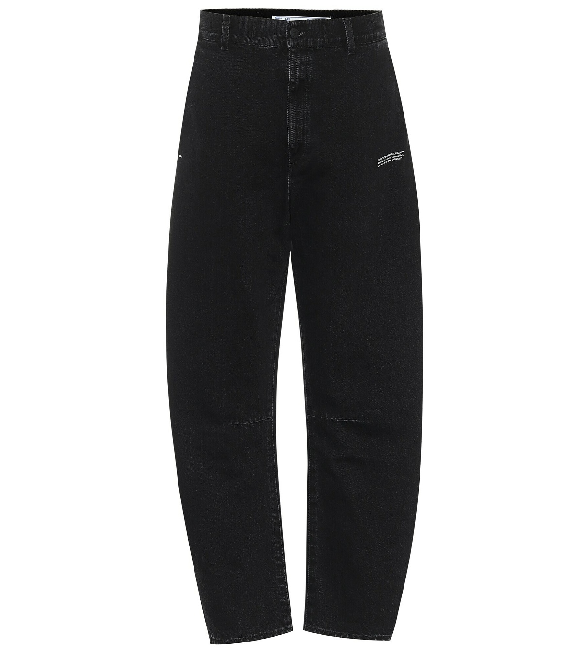 Off-White - High-rise tapered jeans Off-White