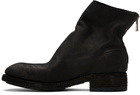 UNDERCOVER Black Guidi Edition UC1D4F01-2 Boots