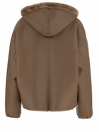Blancha Shearling Reversible Jacket