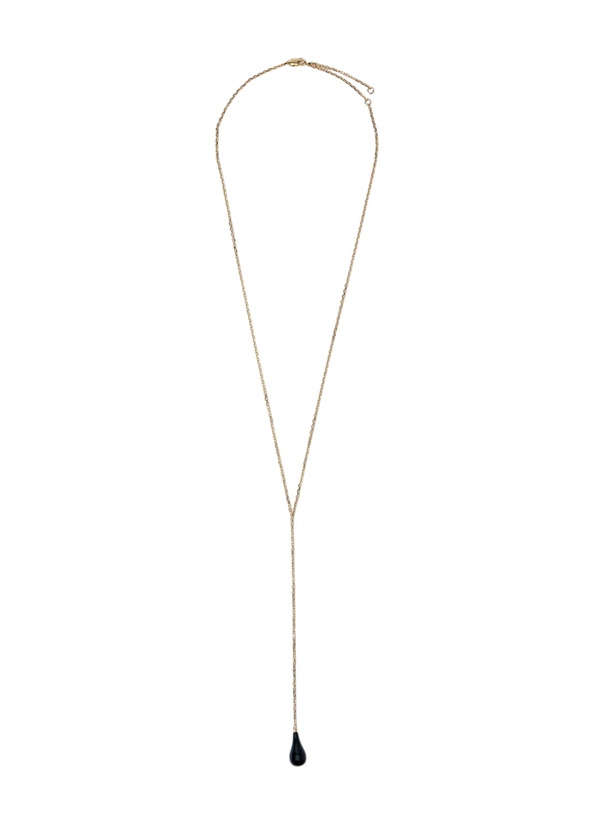 Photo: TOTEME Onyx Drop Necklace