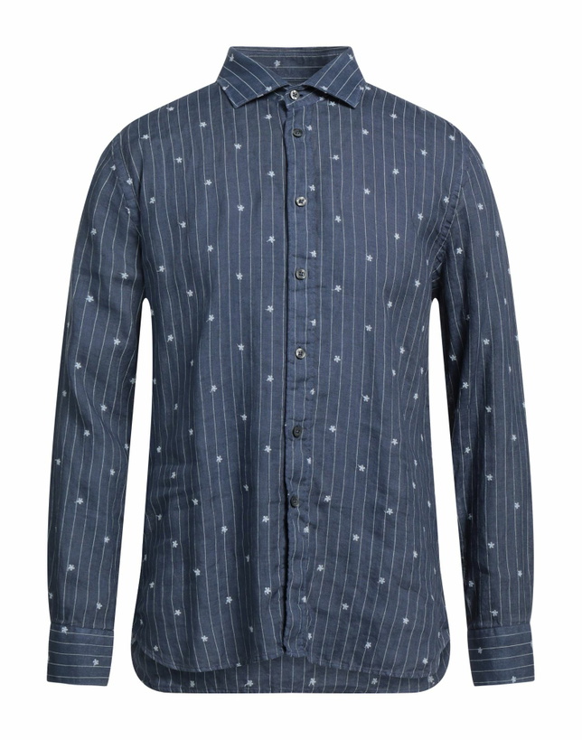 Photo: 120% Lino Mens Shirt in Navy