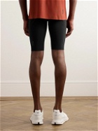 ON - Skinny-Fit Logo-Print Stretch-Jersey Running Shorts - Black