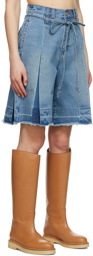 Andersson Bell Blue Denim Shorts