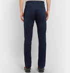 Lanvin - Navy Slim-Fit Cotton Trousers - Men - Navy