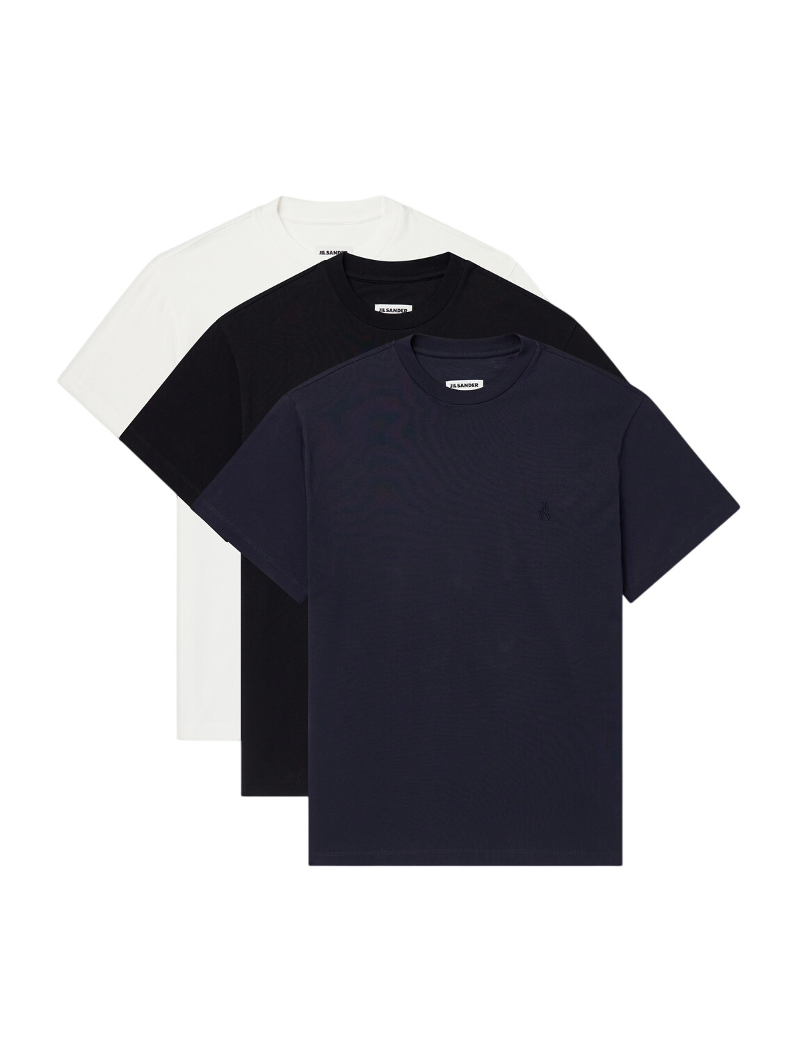 Jil Sander - Logo-Print Cotton-Jersey T-Shirt - Black Jil Sander