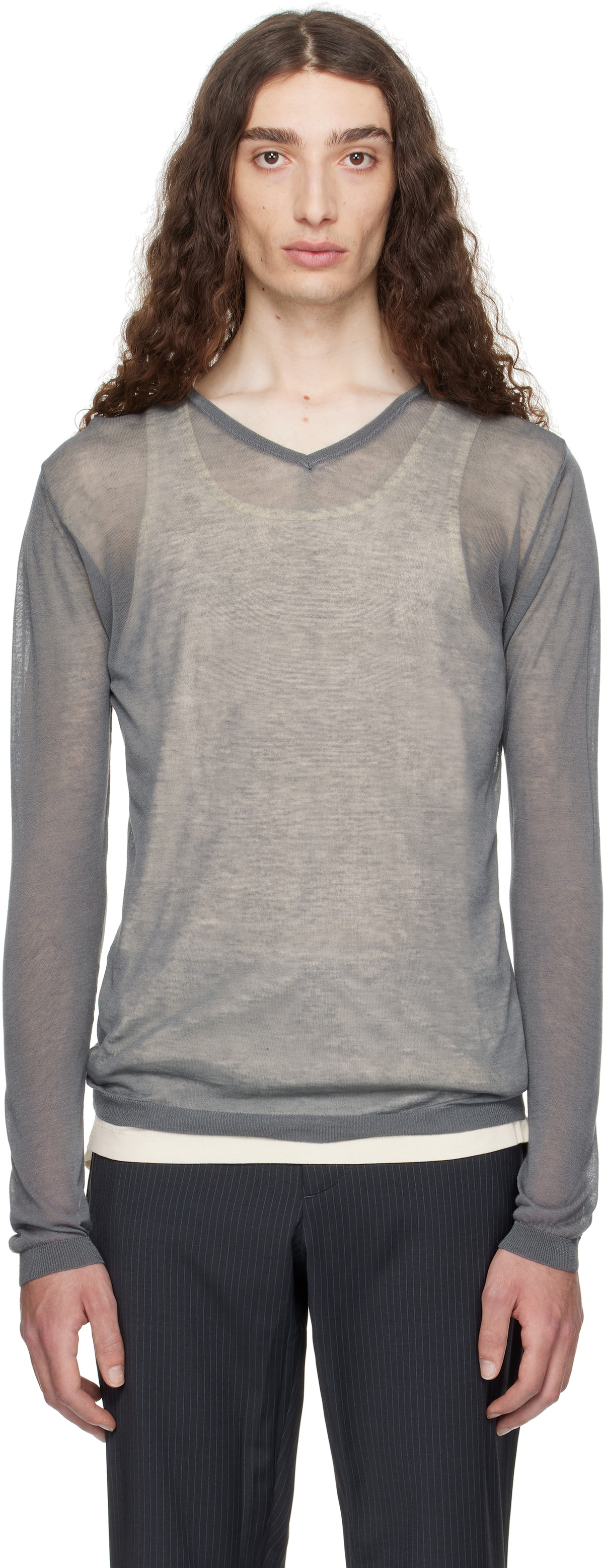 Paloma Wool Gray Losa Sweater