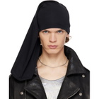 SECONDA Black Jersey Beanie
