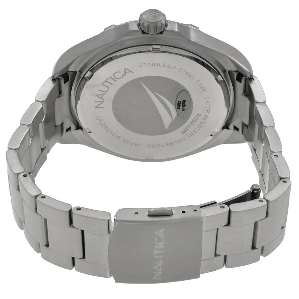 Nautica Clearwater Beach Quartz Blue Dial Mens Watch NAPCWS305