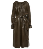 Proenza Schouler - Leather belted midi dress