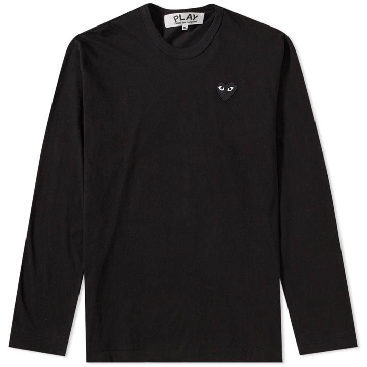 Photo: Comme des Garcons Play Long Sleeve Tee Black
