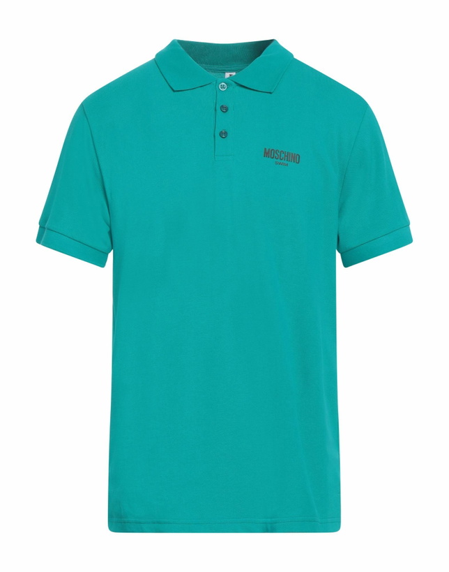 Photo: Moschino Mens Polo shirt Emerald in Green