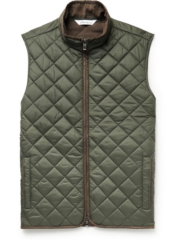 Photo: Peter Millar - Essex Quilted Shell Gilet - Green