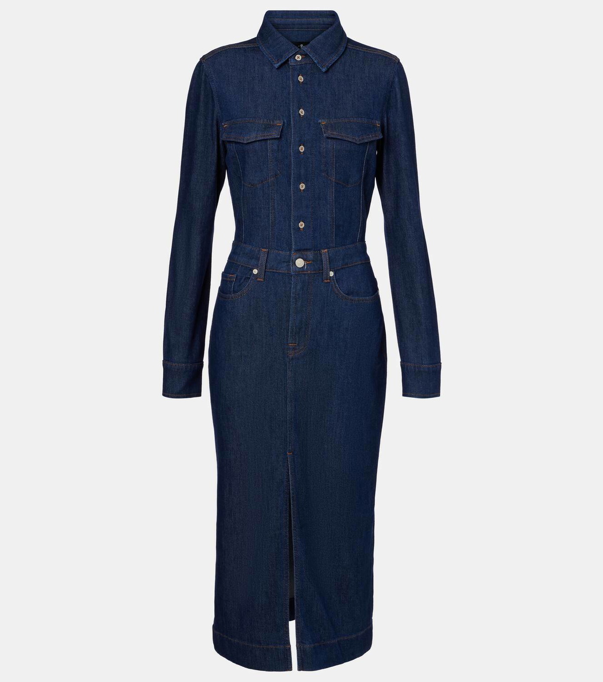 7 For All Mankind Denim shirt dress