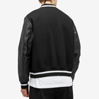 Givenchy Men's Mix Material Varsity Jacket in Black