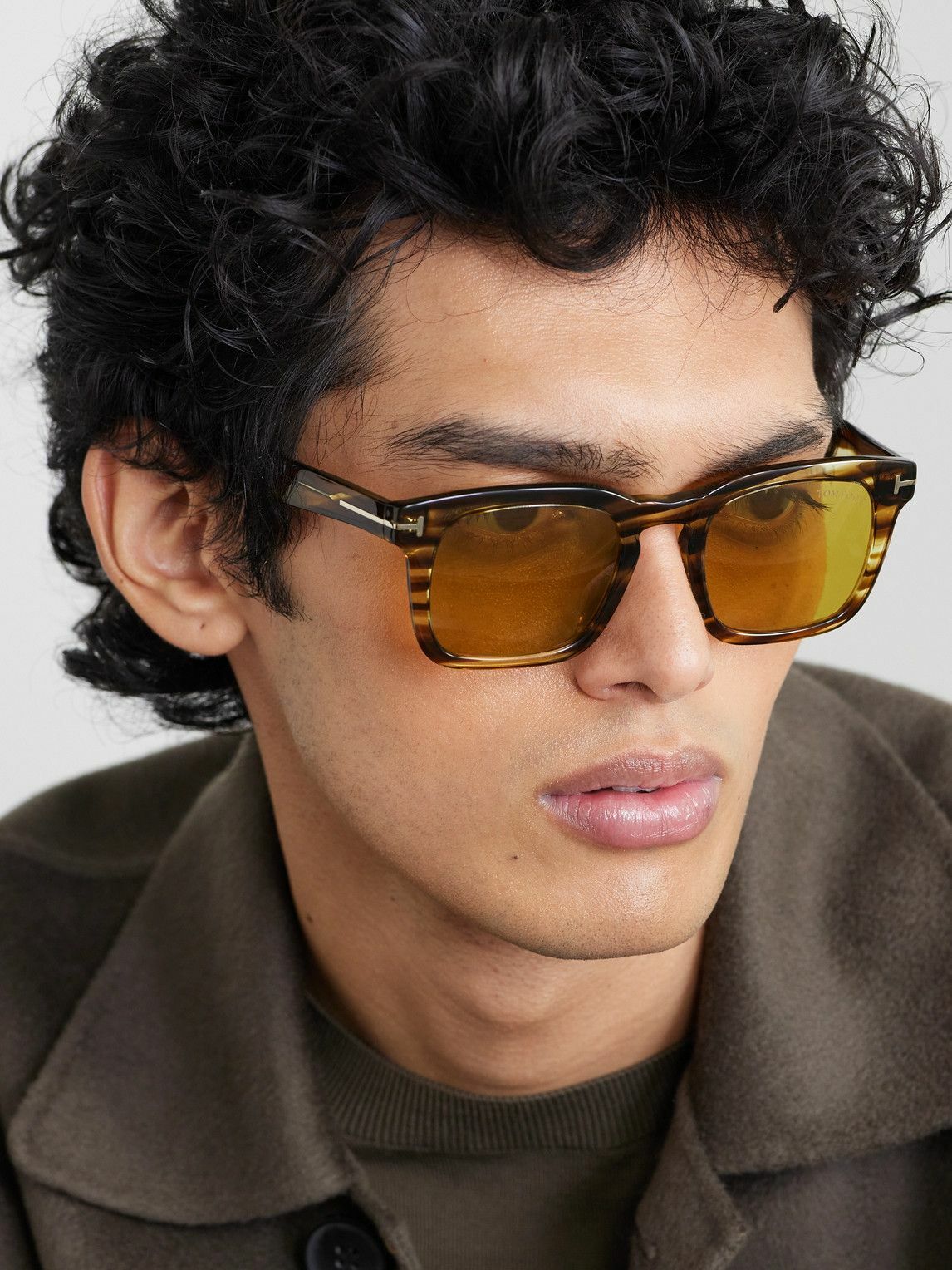 TOM FORD - Dax D-Frame Tortoishell Acetate Sunglasses TOM FORD