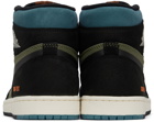 Nike Jordan Blue & Green Air Jordan 1 Sneakers