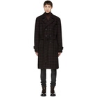 Nudie Jeans Burgundy Check Lennart Coat