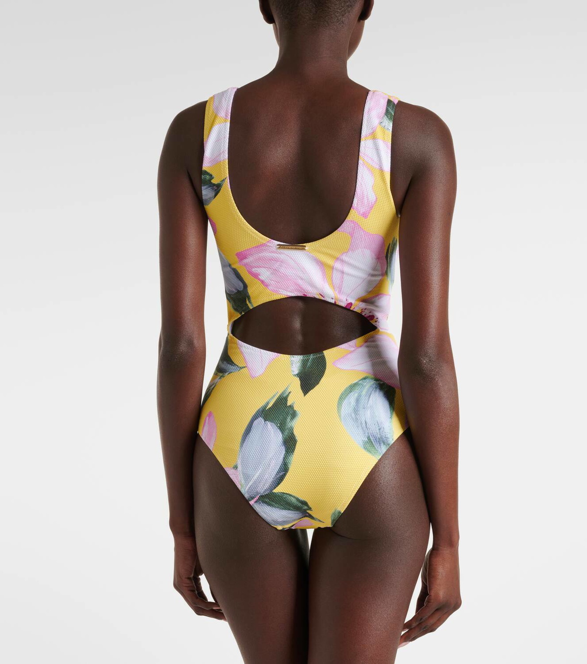 Alexandra Miro Beth floral cutout swimsuit