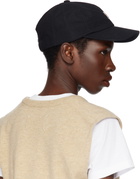 Maison Kitsuné Black Baby Fox Cap