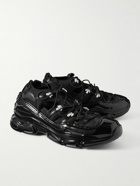 Simone Rocha - Embellished Leather and Neoprene-Trimmed Rubber Sneakers - Black