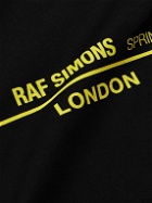 Raf Simons - Logo-Print Cotton-Jersey T-Shirt - Black