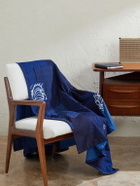 Blue Blue Japan - Nenrin Patchwork Cotton and Linen-Blend Blanket