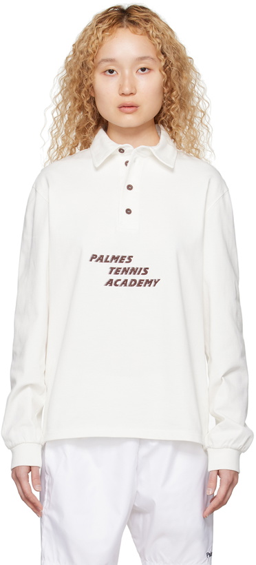 Photo: Palmes Off-White 'Academy' Rugby Polo