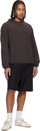 LE17SEPTEMBRE Gray Waffle Knit Hoodie