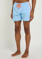 AN-Y1 Embroidered Shell Swim Shorts Light Blue