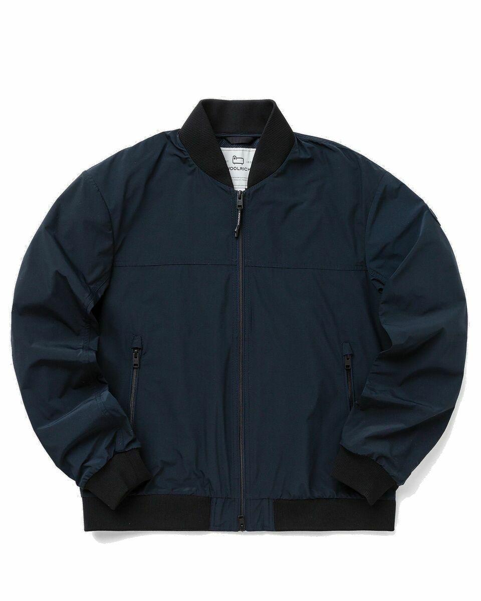 Photo: Woolrich City Bomber Blue - Mens - Bomber Jackets