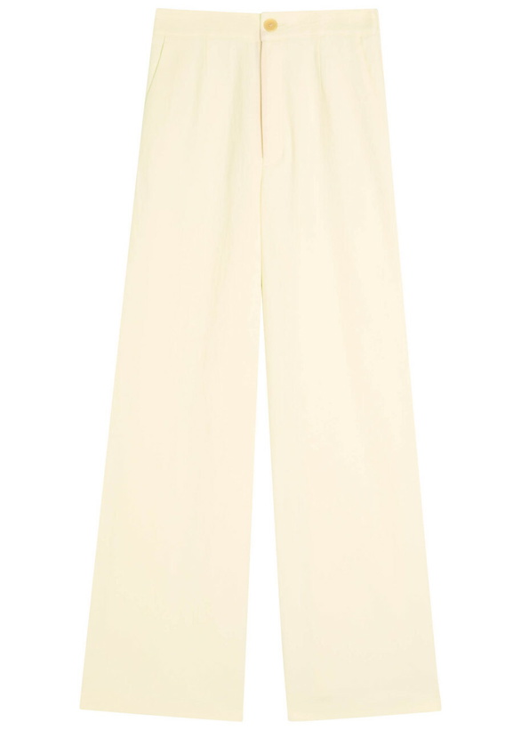 Photo: Forte_forte Cotton-blend Trousers Cream