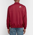 Nike - Martine Rose NRG K Webbing-Trimmed Tech-Jersey Track Jacket - Men - Claret